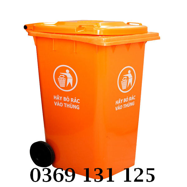 Thùng rác HDPE 240 L chất lượng cao, giá rẻ