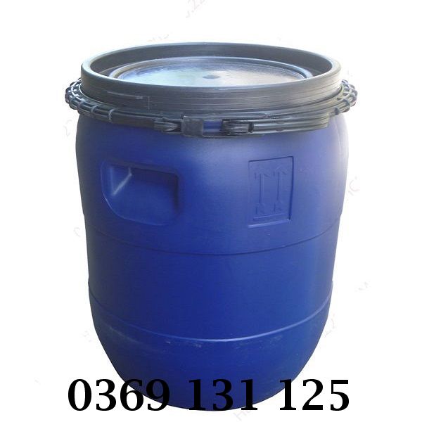 Bề mặt thùng phuy 50 L bóng sáng, không có bavia, an toàn với người dùng