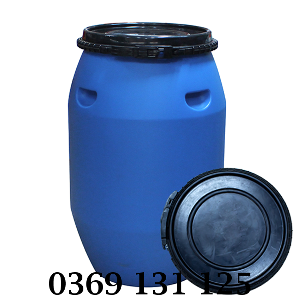Thùng phuy nhựa 120 L đai nhựa bền đẹp, giá cạnh tranh nhất trên thị trường