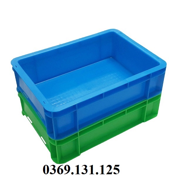 Thùng nhựa đặc B12 dùng trong công nghiệp giá rẻ