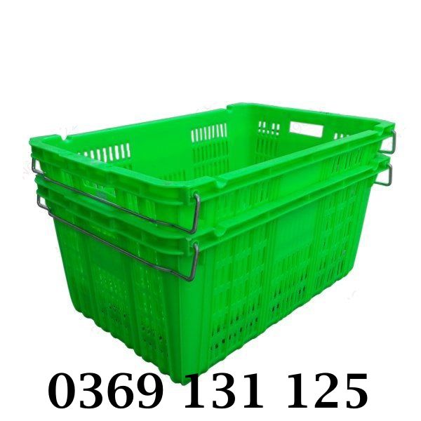 Thùng nhựa rỗng (sóng nhựa hở) HS011 thiết kế hiện đại, thuận tiện trong quá trình sử dụng