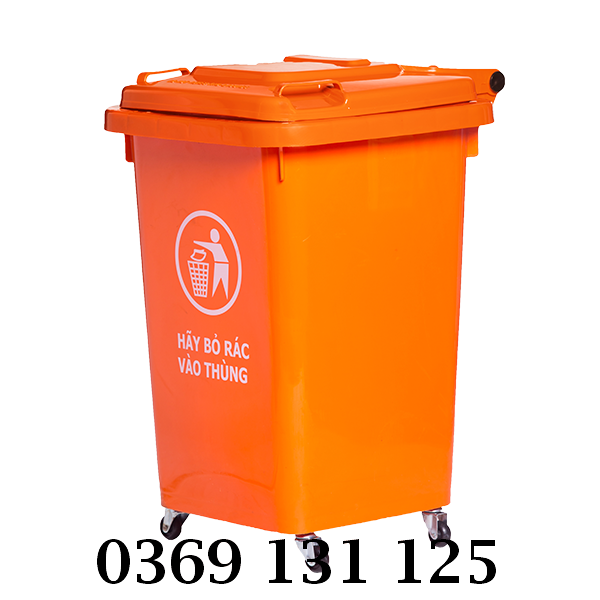 Mua thùng rác nhựa HDPE 60 L chính hãng, bền đẹp với giá cực ưu đãi