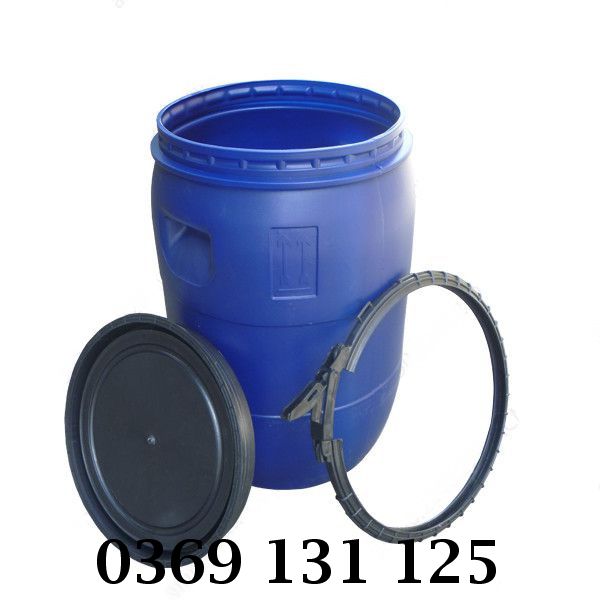 Thùng phuy nhựa 50 L bền đẹp, giá rẻ