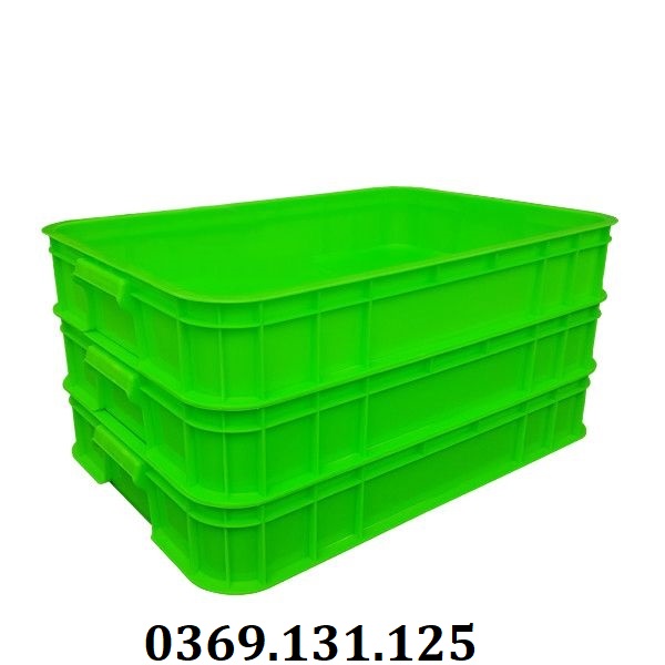 Thùng nhựa đặc HS025 bền đẹp, giá rẻ