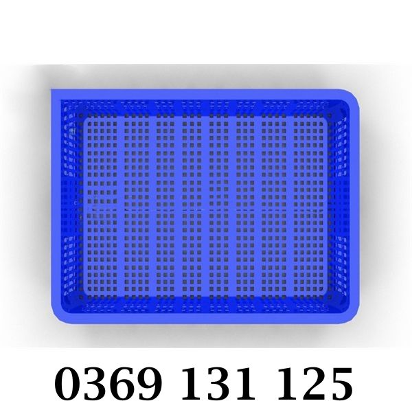 Thùng nhựa rỗng HS010 với thiết kế khoang đáy rộng, bền đẹp