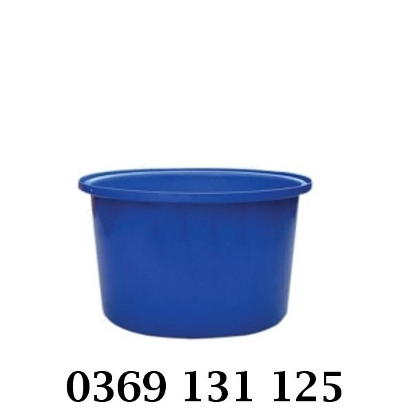 Thùng nhựa tròn nuôi cá dung tích lớn 500 L bền đẹp, tiện dụng