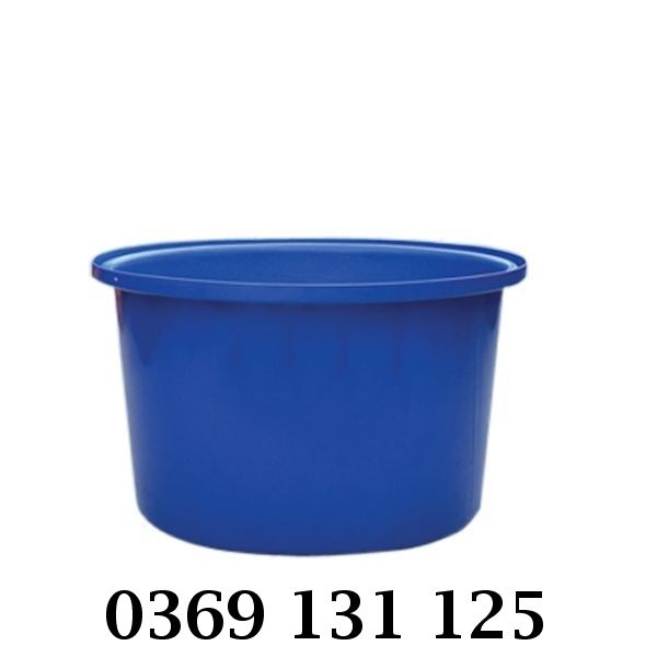 Thùng nhựa tròn dung tích 750 L nuôi cá tiện dụng, bền đẹp vượt thời gian