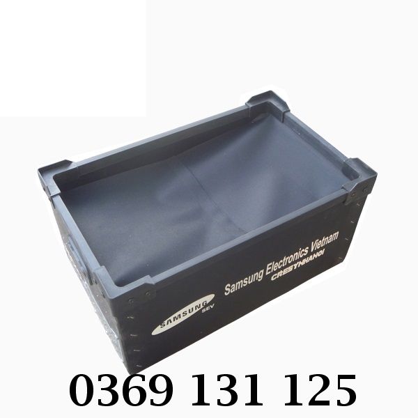 Hộp nhựa danpla chống tĩnh điện có nắp đậy tiện dụng