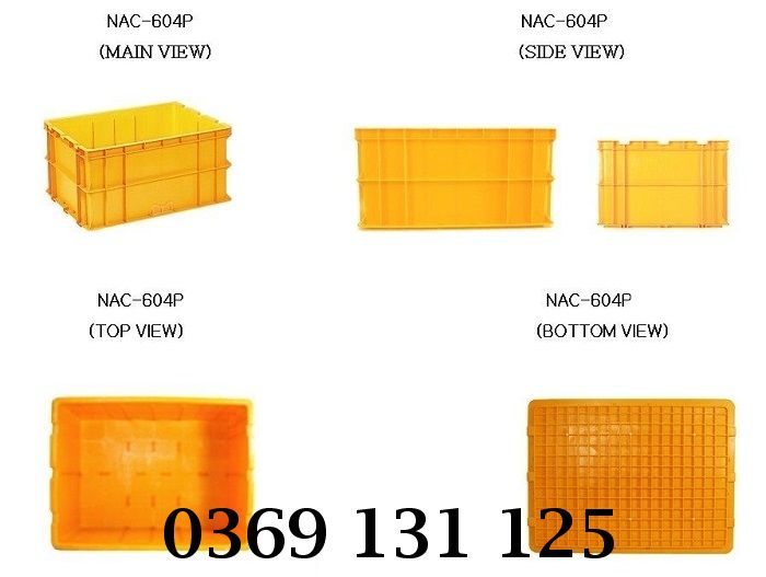 Mua thùng nhựa đặc nhập khẩu bền đẹp, giá rẻ