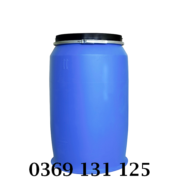 Mua thùng phuy nhựa 220 L đai sắt chính hãng, giá rẻ